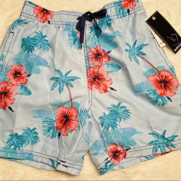 BURNSIDE Boys Swim Surf, Board Shorts Size 8 NWT’s - Picture 2 of 6